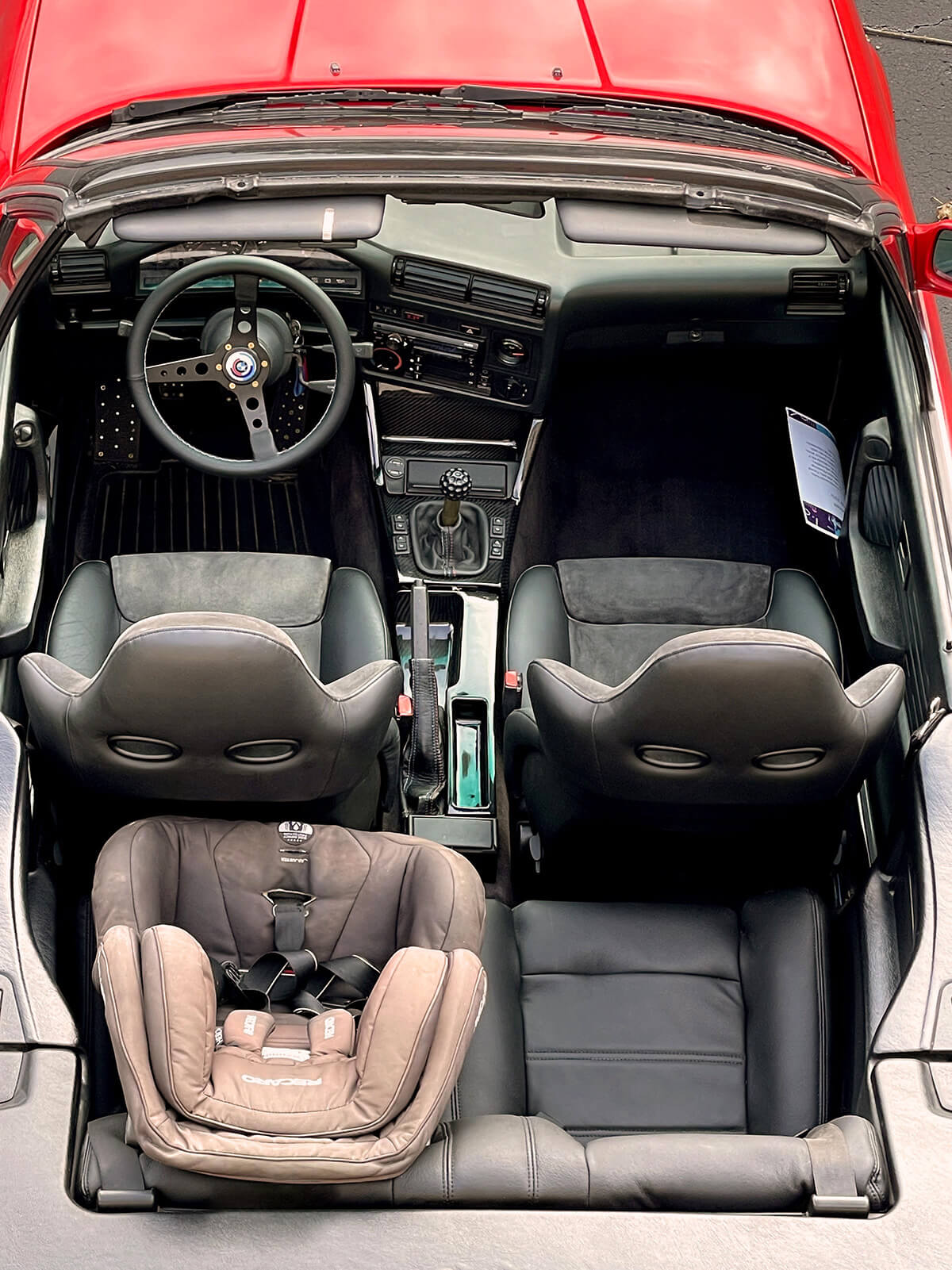 BMW 3-Series E30 Convertible 4-seater interior