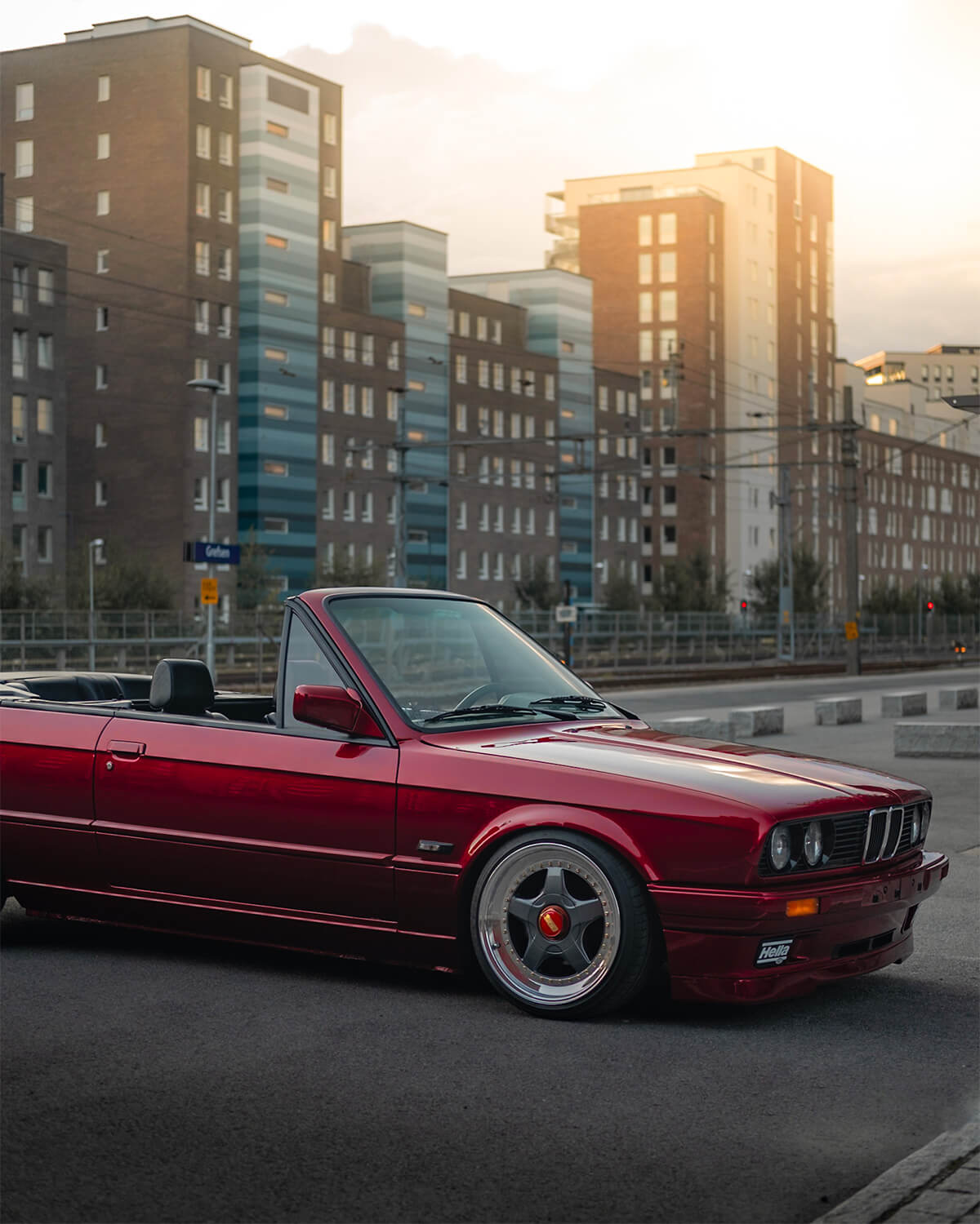 BMW E30 Convertible photography in Nroway