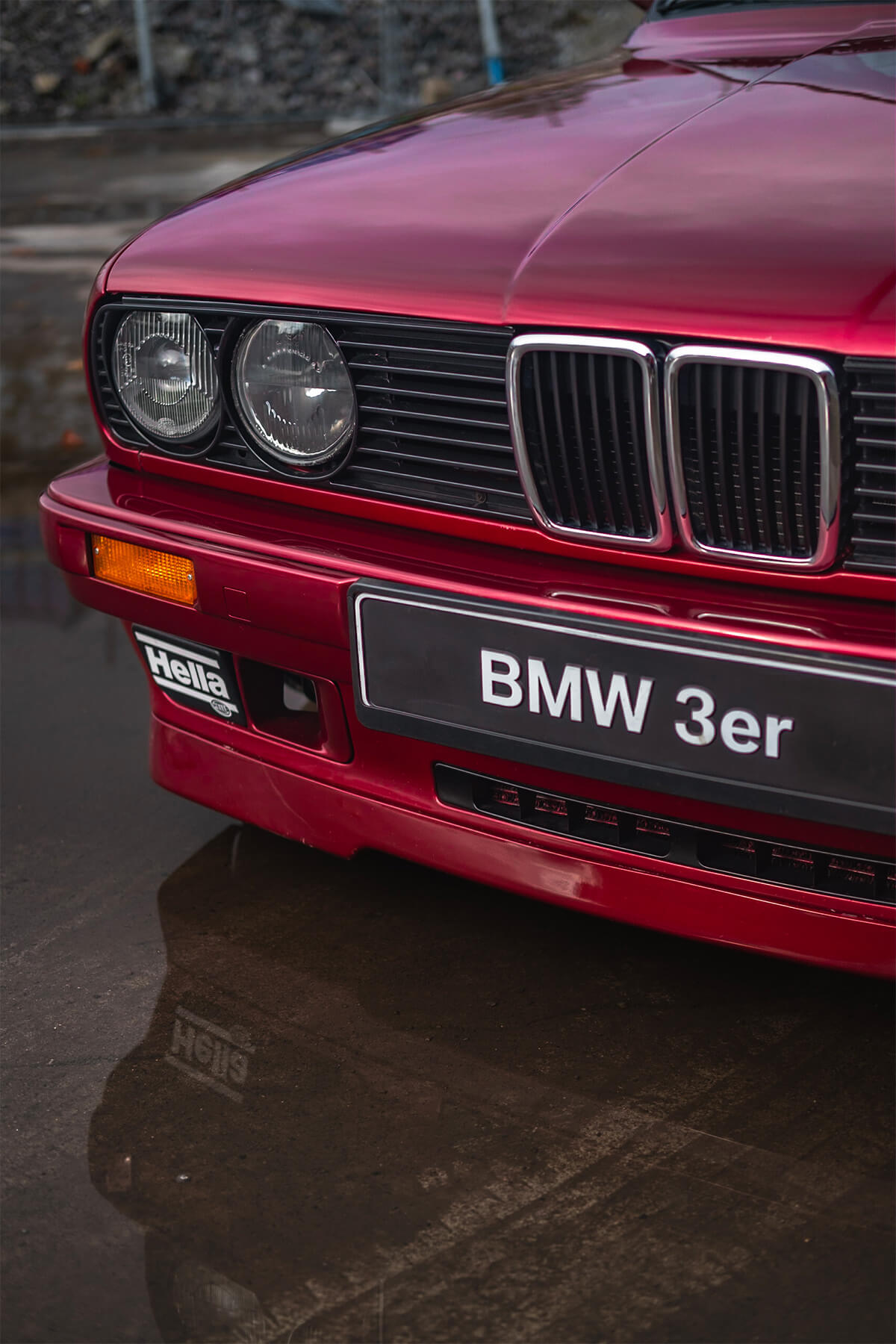 BMW E30 grille and headlights
