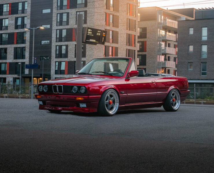 Clean BMW E30 Convertible from Norway on Period-correct BBS RF Wheels