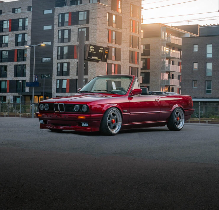 Clean BMW E30 Convertible from Norway on Period-correct BBS RF Wheels